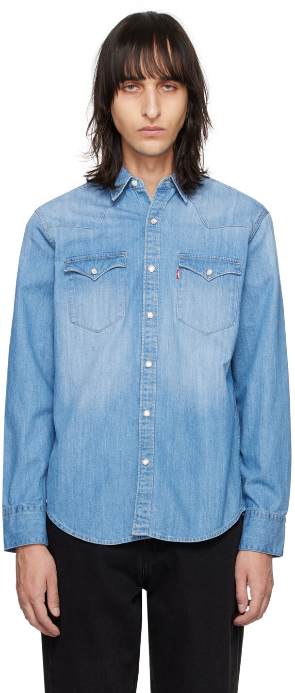 

Синяя джинсовая рубашка Barstow Western Levi'S