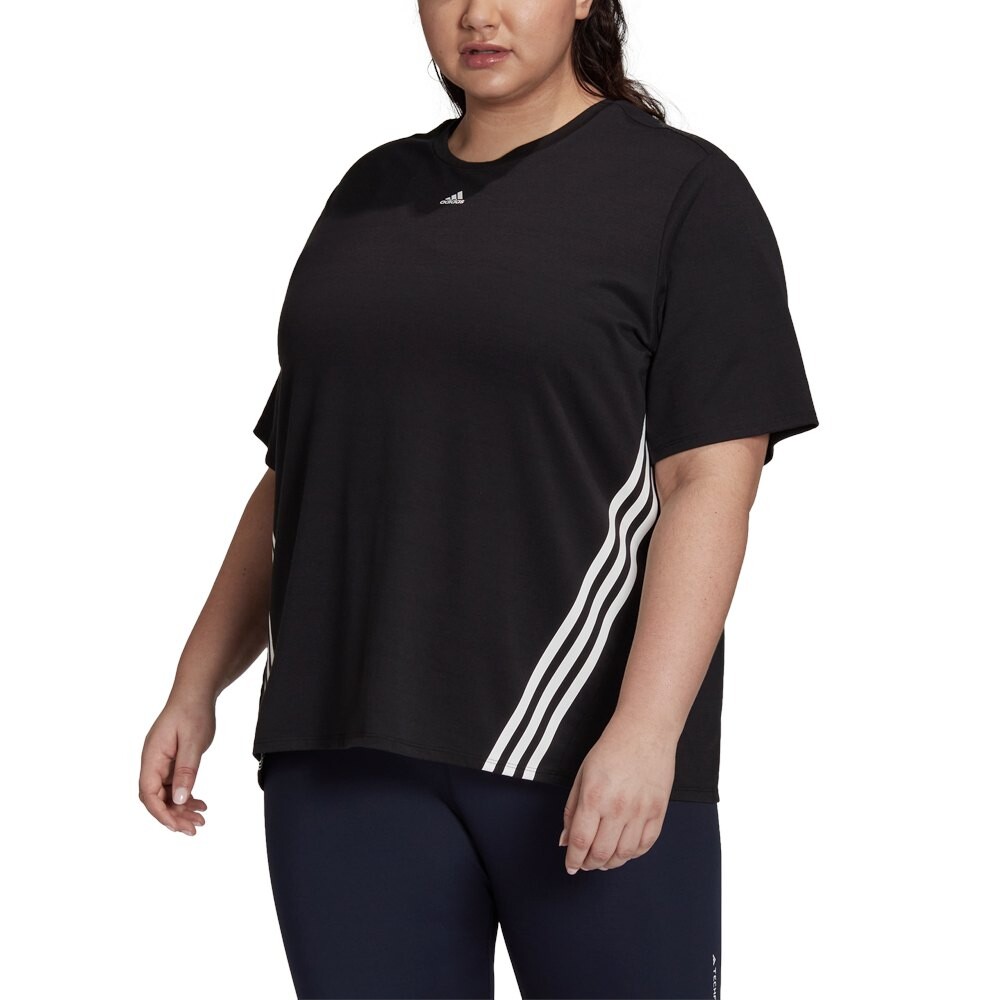 

Футболка adidas Icons 3 Stripes Big, черный