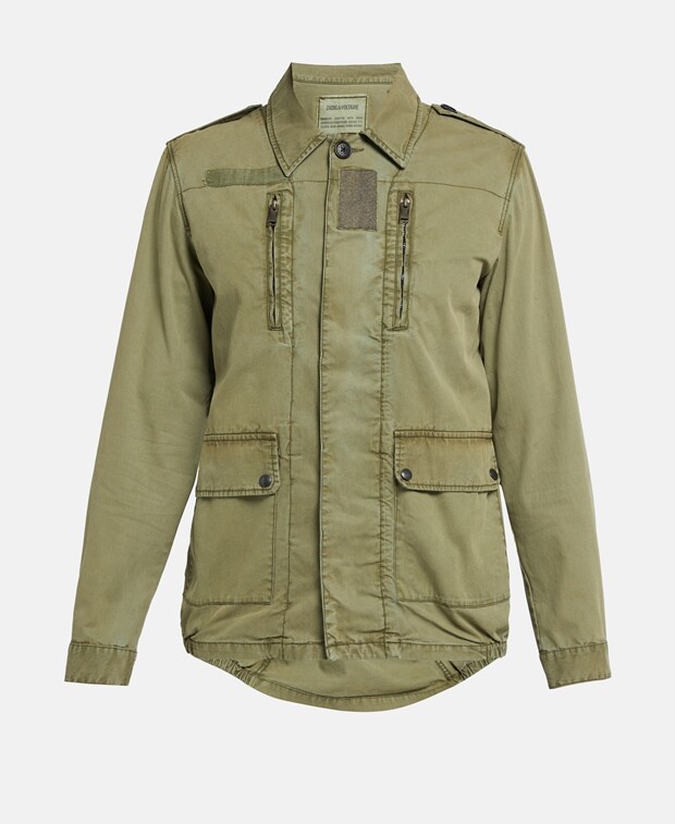 

Джинсовая куртка Zadig&Voltaire, хаки