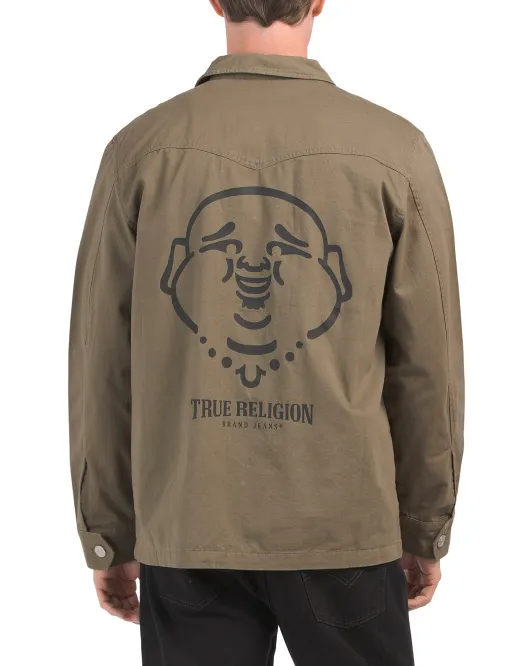 

Военная куртка True Religion, цвет Kalamata