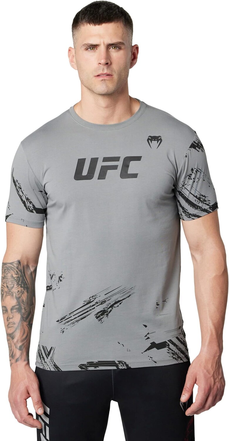 

Футболка с коротким рукавом UFC Venum Authentic Fight Week 2.0, серый