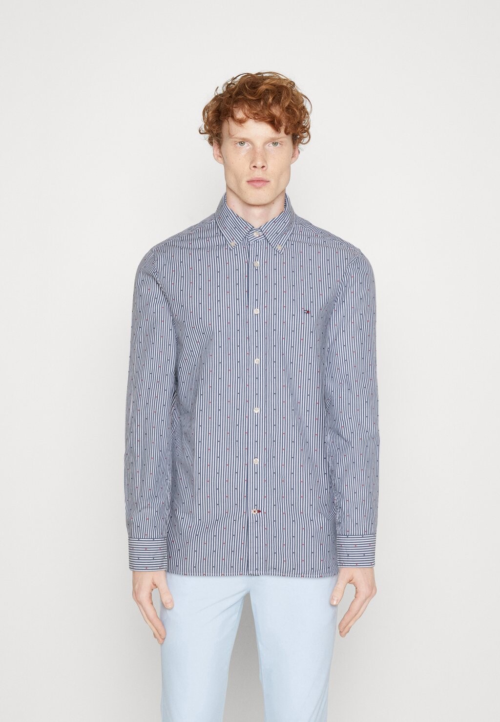 

Рубашка SOFT FIL COUPE Tommy Hilfiger, цвет deep indigo/multi-coloured