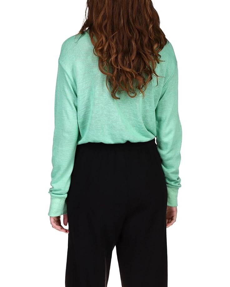 

Топ Sanctuary Bubble Hem Volume Top, цвет Recycle Green