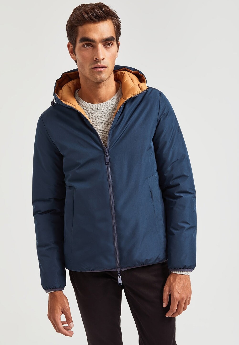 

Зимняя куртка Padded Hooded Reversible Ossie Polo Club, цвет petroleum blue