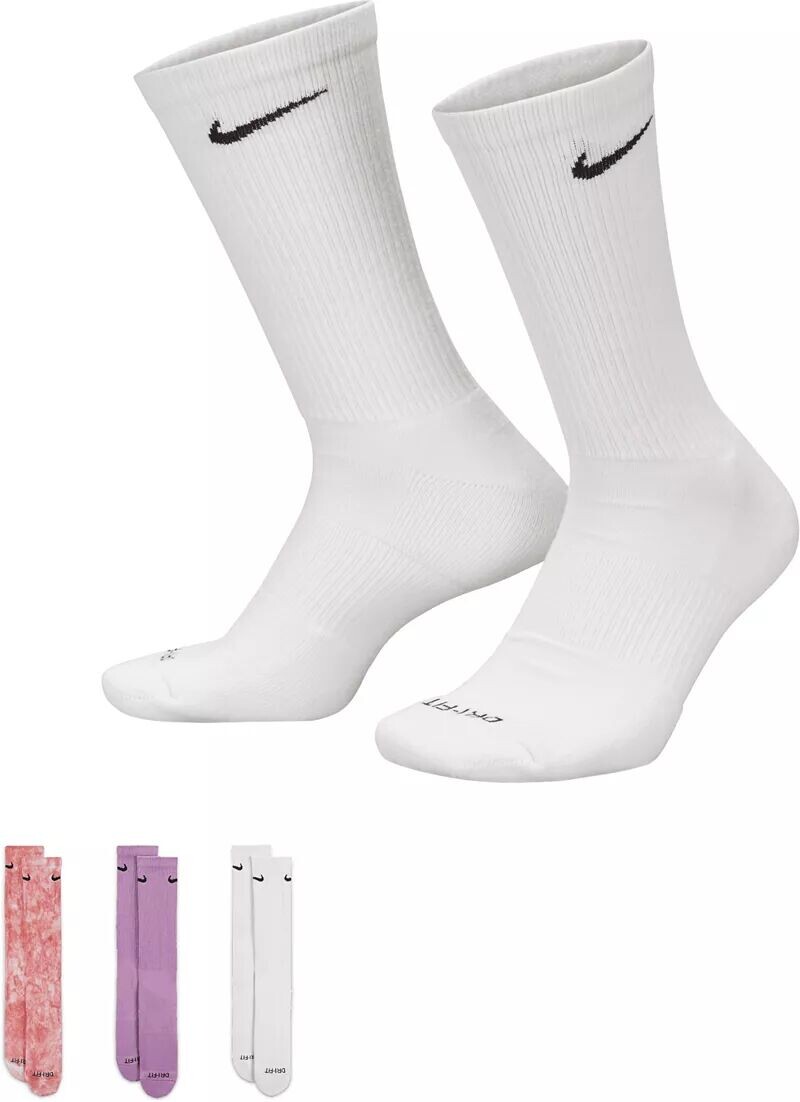 

Окрашенные носки с мягкой подкладкой Nike Everyday Plus — 3 пары