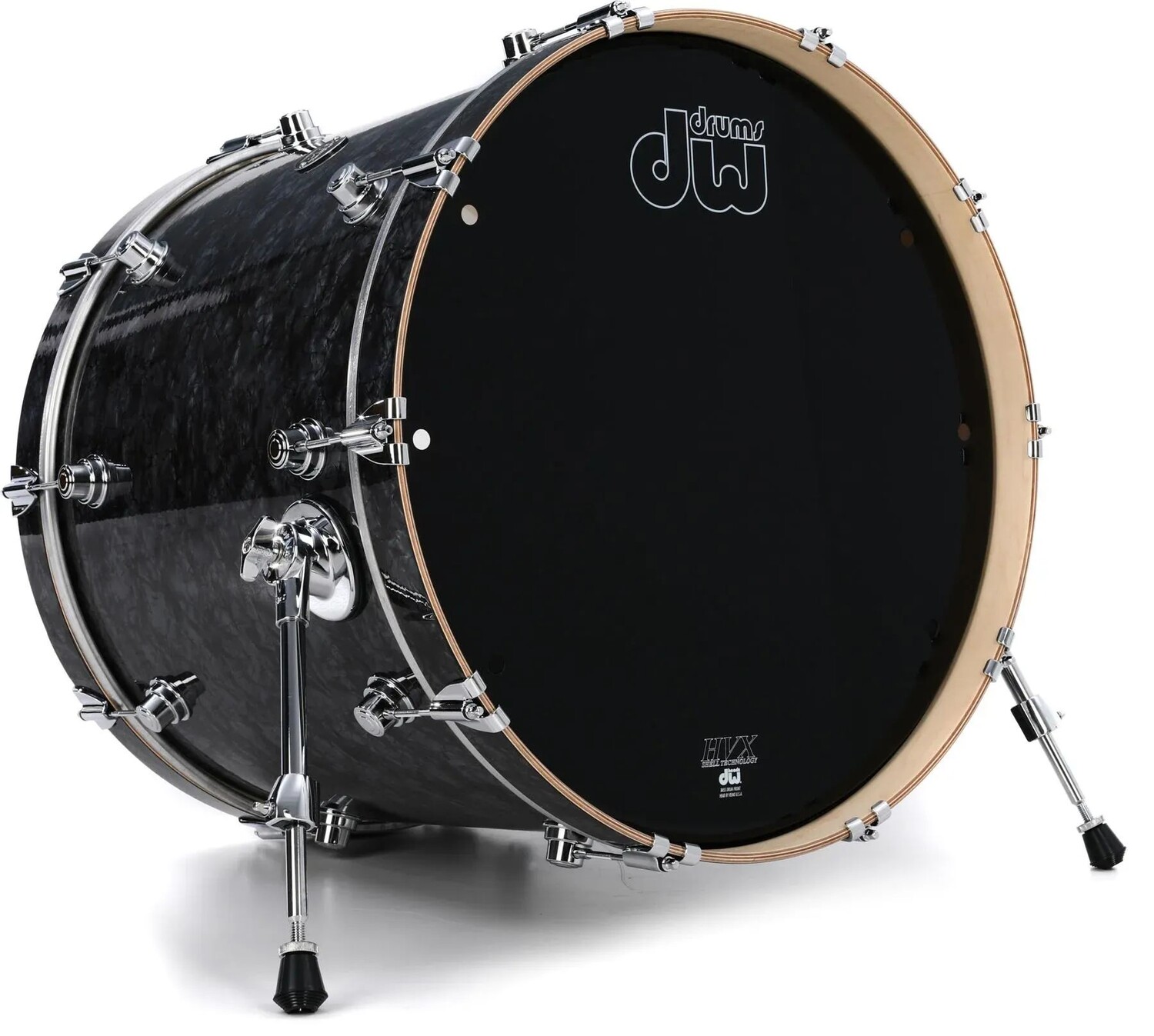 

Бас-барабан серии DW Performance — 18 x 22 дюйма — отделка Black Diamond FinishPly
