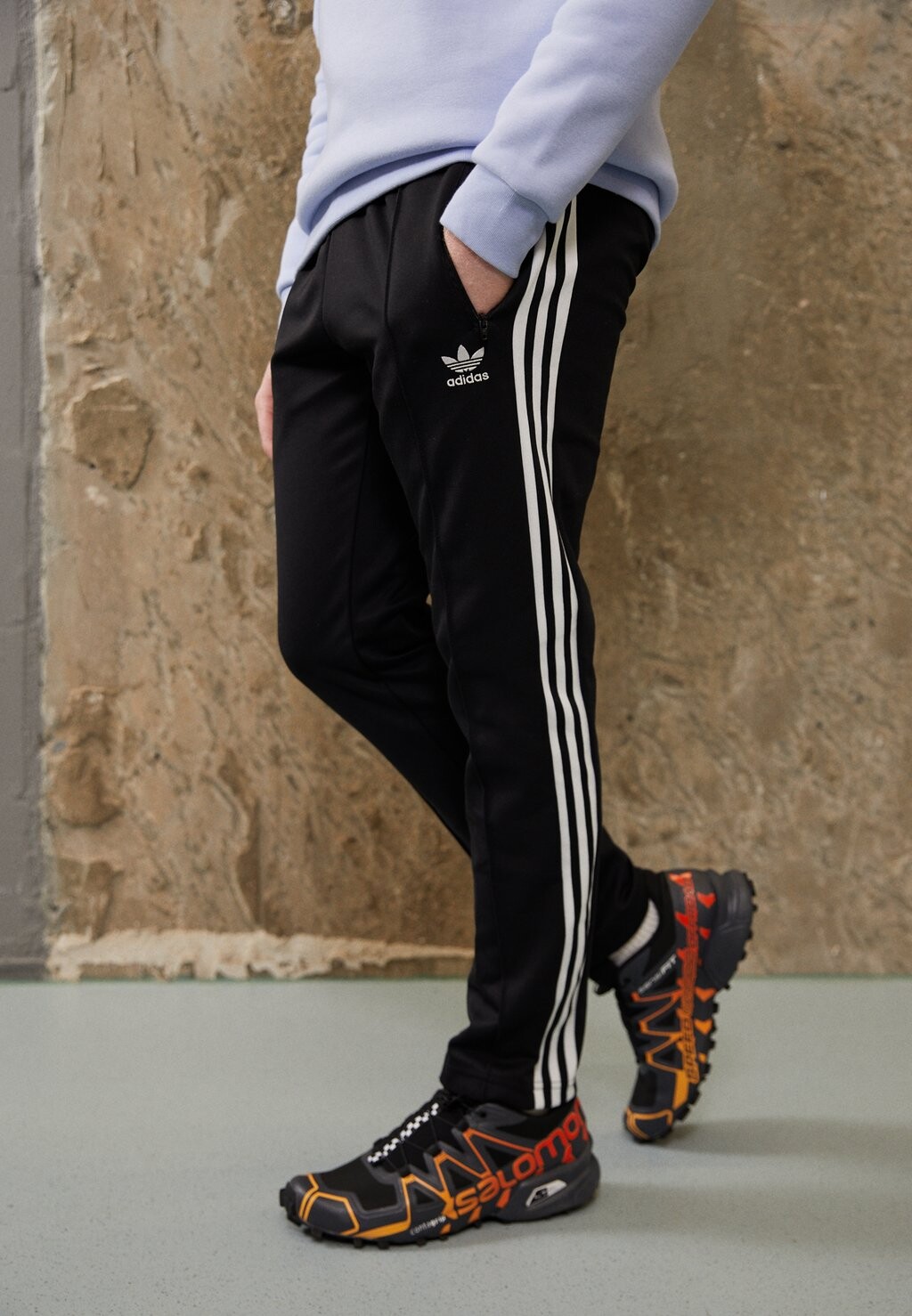 

Спортивные брюки Beckenbauer adidas Originals, черный