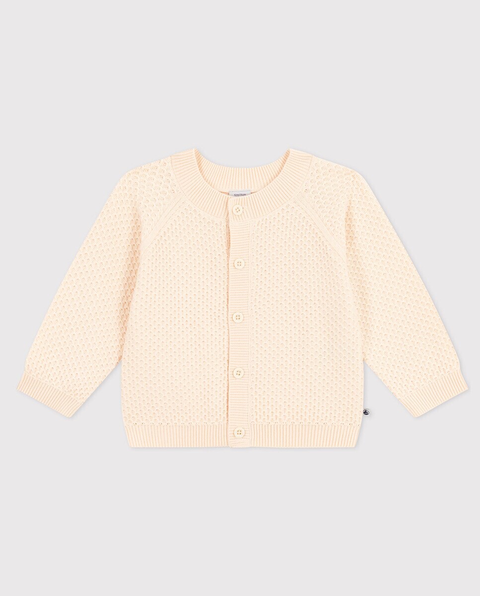 

Детский хлопковый вязаный кардиган Petit Bateau