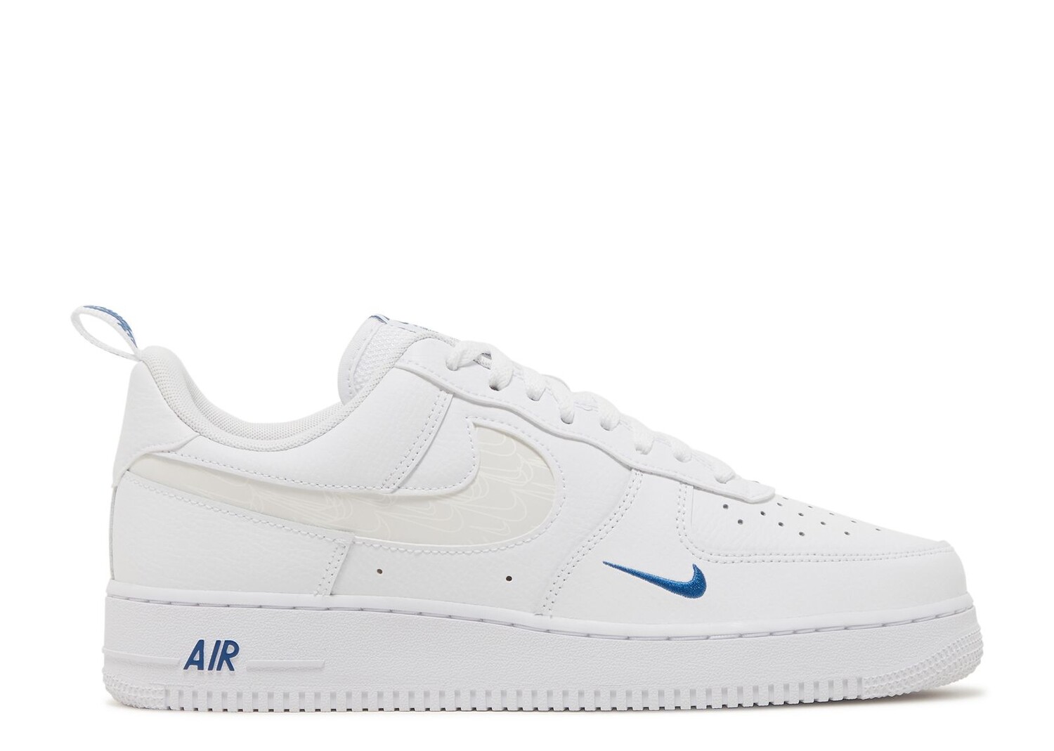 

Кроссовки Nike Air Force 1 '07 Lv8 'Reflective Swoosh - White Dark Marina Blue', белый