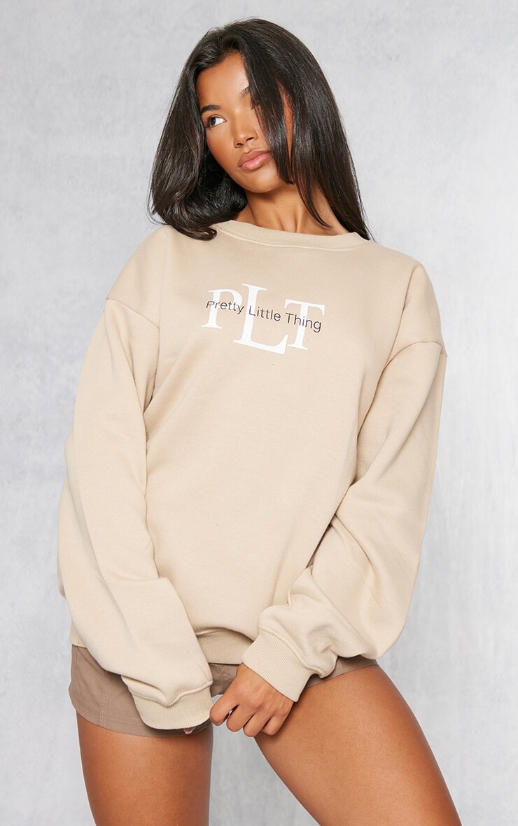 

PrettyLittleThing Большой свитер с песочным рисунком