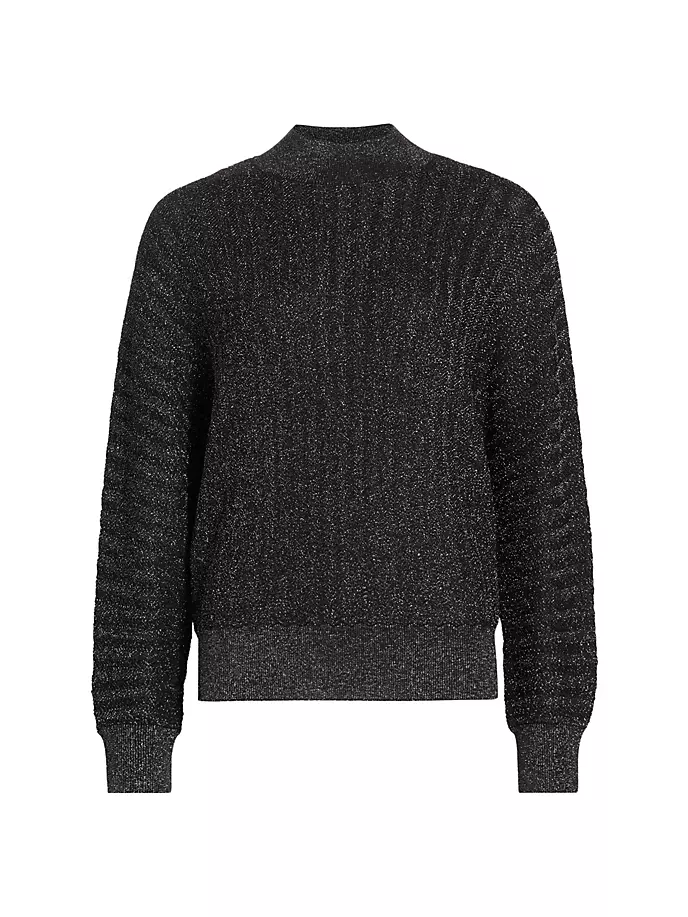 

Свитер с водолазкой Rory Mock Elie Tahari, цвет noir gunmetal lurex