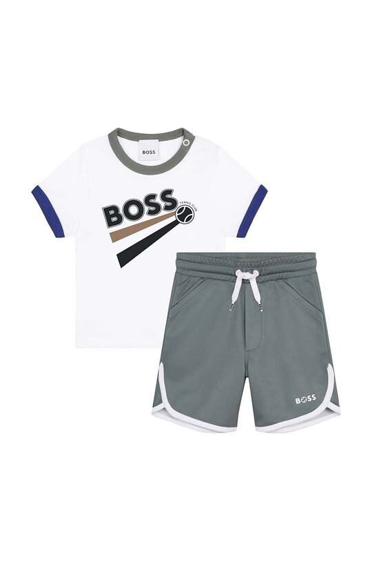 

Хлопковый детский комплект BOSS, белый
