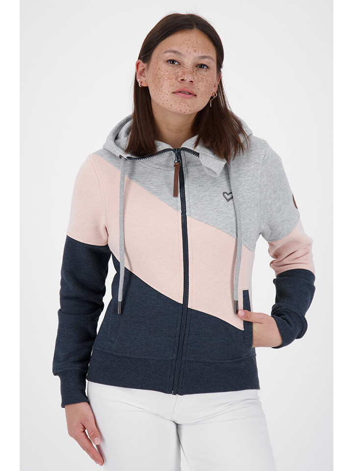 

Толстовка alife and kickin Steffi, цвет Grau/Rosa/Dunkelblau