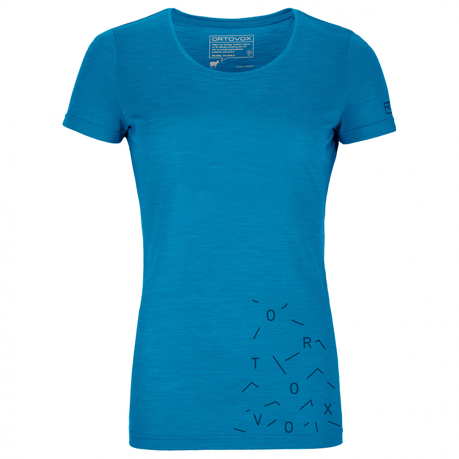 

Рубашка из мериноса Ortovox Women's 150 Cool Lost TS, цвет Heritage Blue
