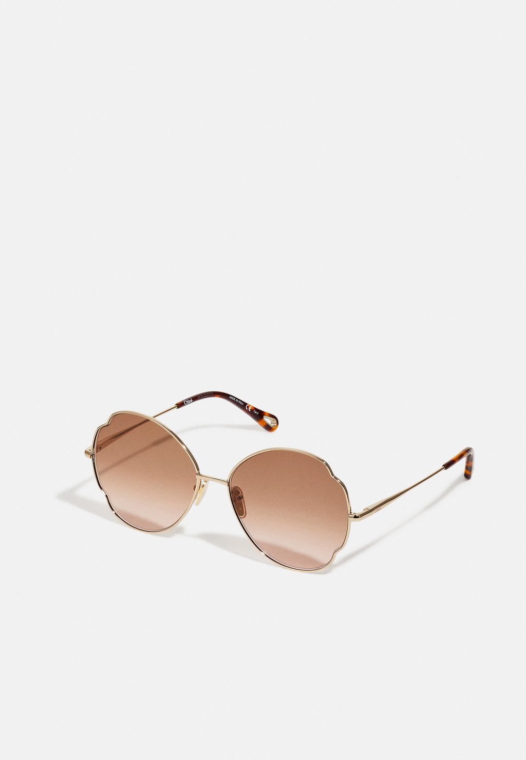 Солнцезащитные очки CHLOÉ, золотисто-золотисто-коричневые солнцезащитные очки lewis 8515 золотисто коричневые