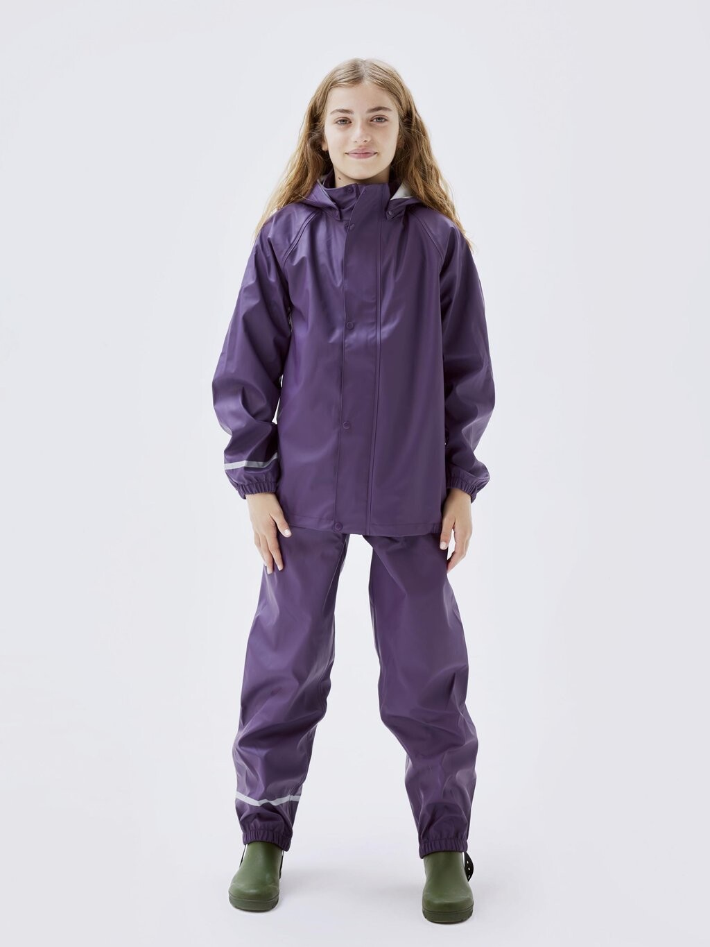 

Дождевики NKNDRY RAIN SUSPENDERS UNISEX SET Name it, цвет hortensia