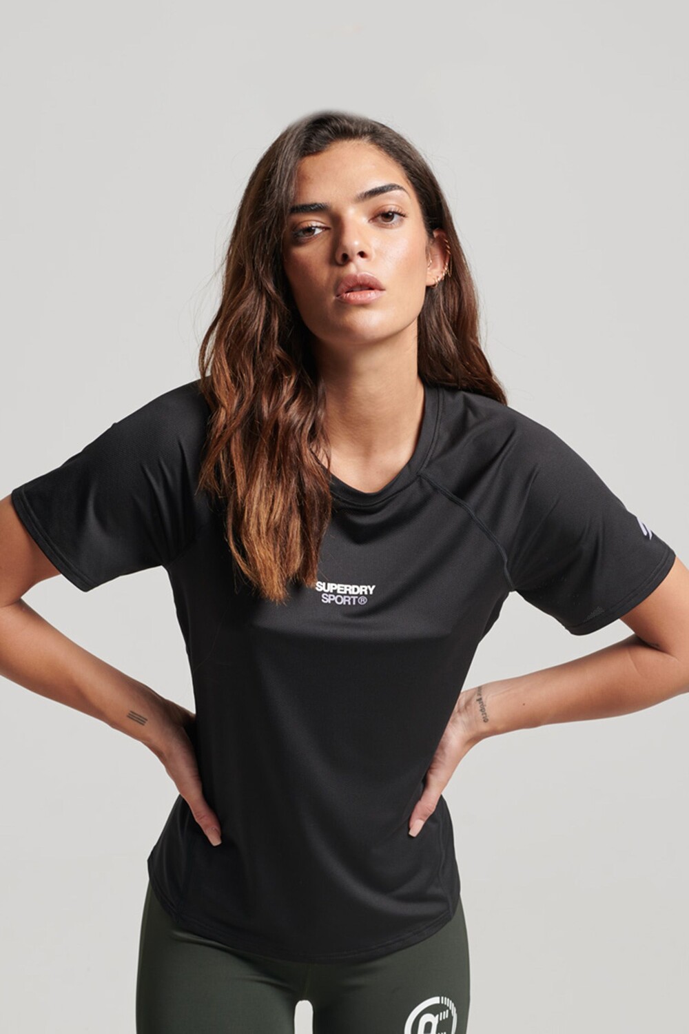 

Футболка Sport Core Active Superdry, черный