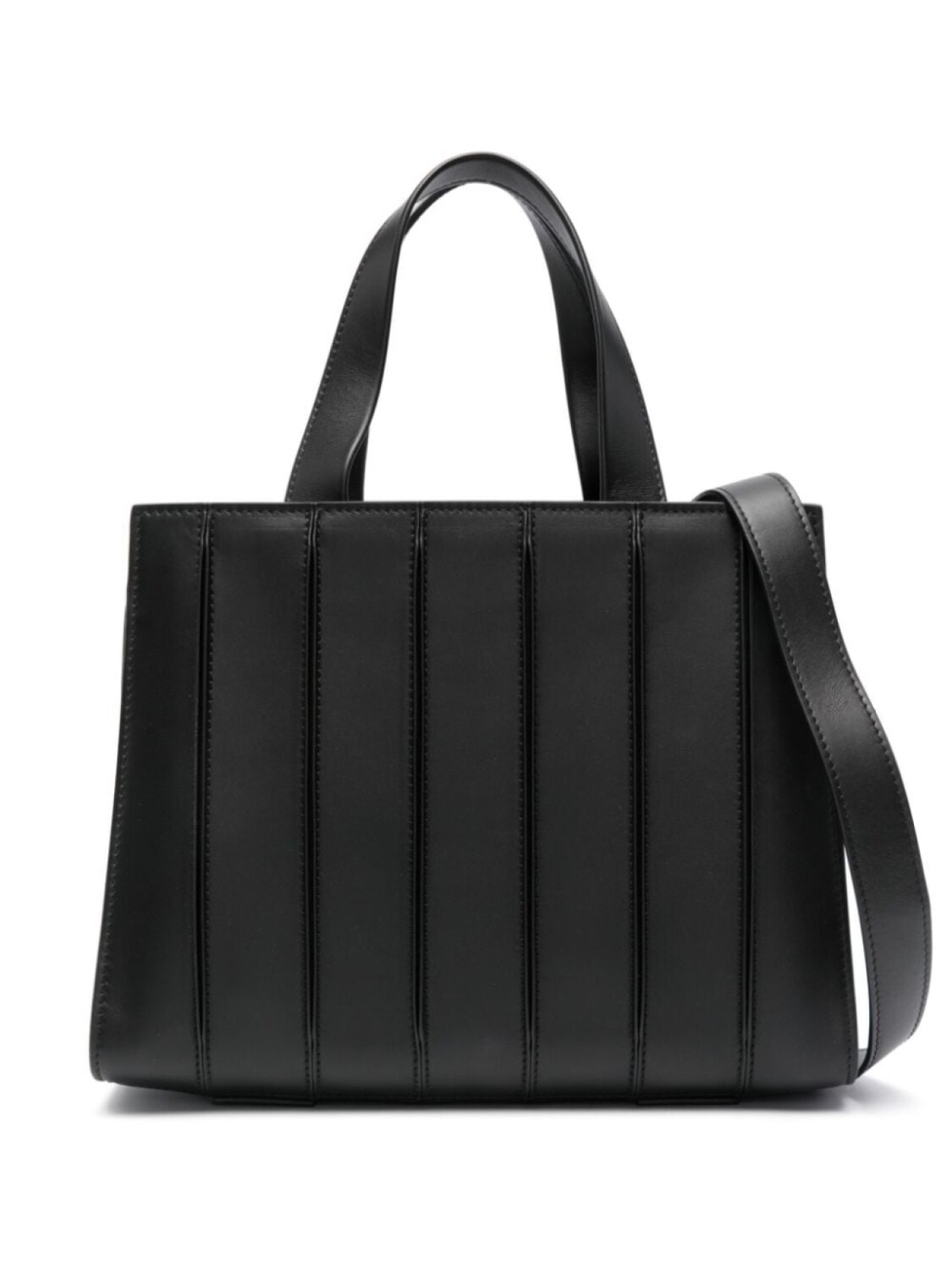 

Max Mara сумка-тоут в рубчик, черный
