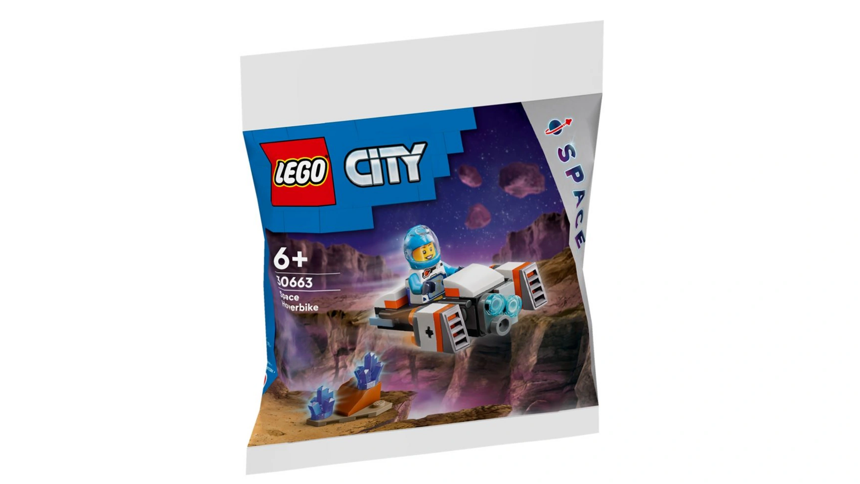 Lego City Космический ховербайк конструктор lego city 60431 космический вездеход и инопланетная жизнь