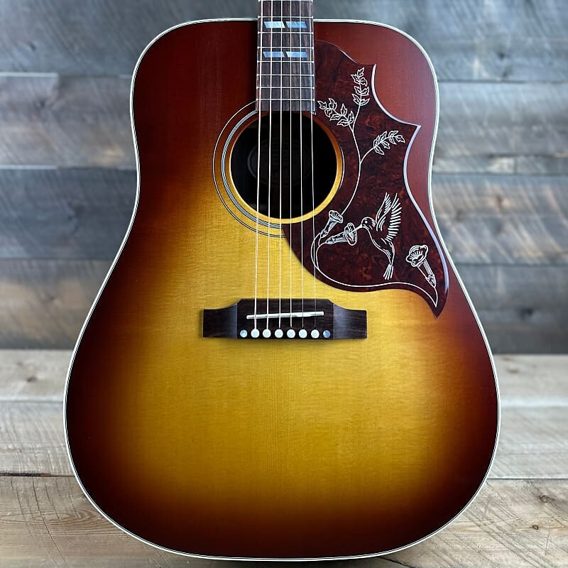 

Акустическая гитара Gibson Hummingbird Studio Rosewood Acoustic-Electric Guitar - Satin Rosewood Burst 23523078