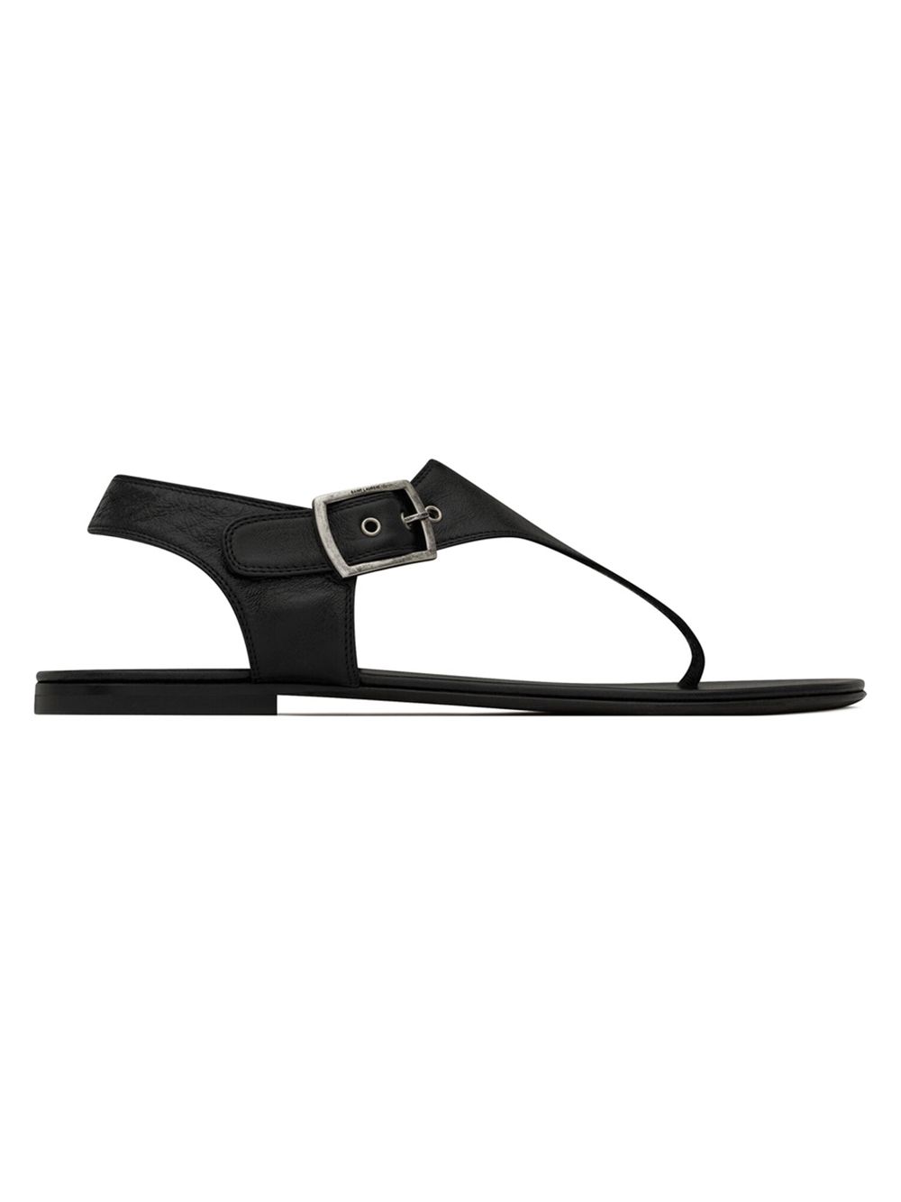 

Сандалии Caleb Flat из гладкой кожи Saint Laurent, неро