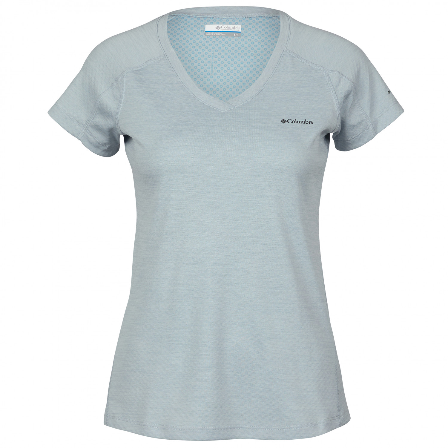 Функциональная рубашка Columbia Women's Zero Rules Short Sleeve Shirt, цвет Cirrus Grey Heather