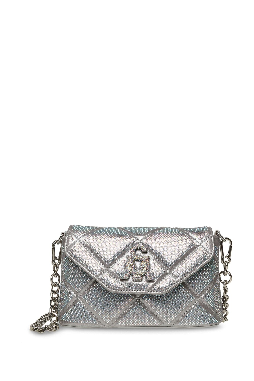 

Серебряная сумка через плечо bdivine Steve Madden, серебряный
