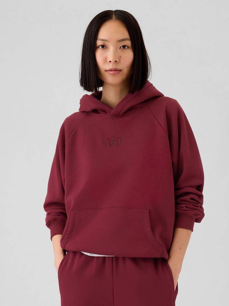 

Мягкая толстовка в винтажном стиле. Gap, красный
