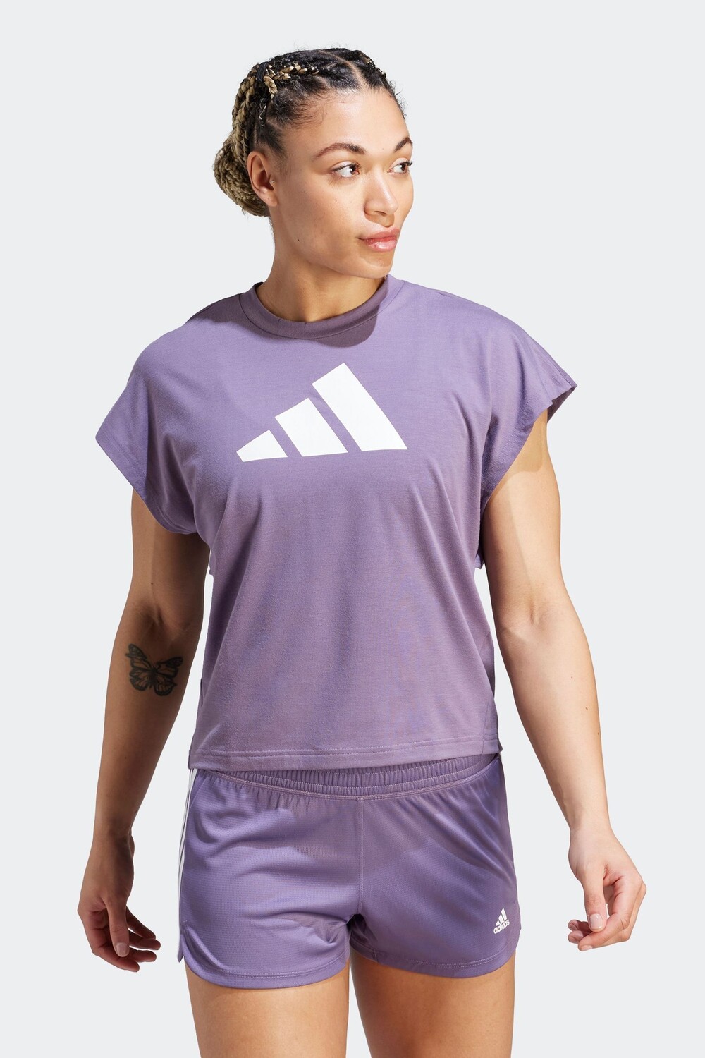 

Футболка Performance Training с короткими рукавами adidas, фиолетовый