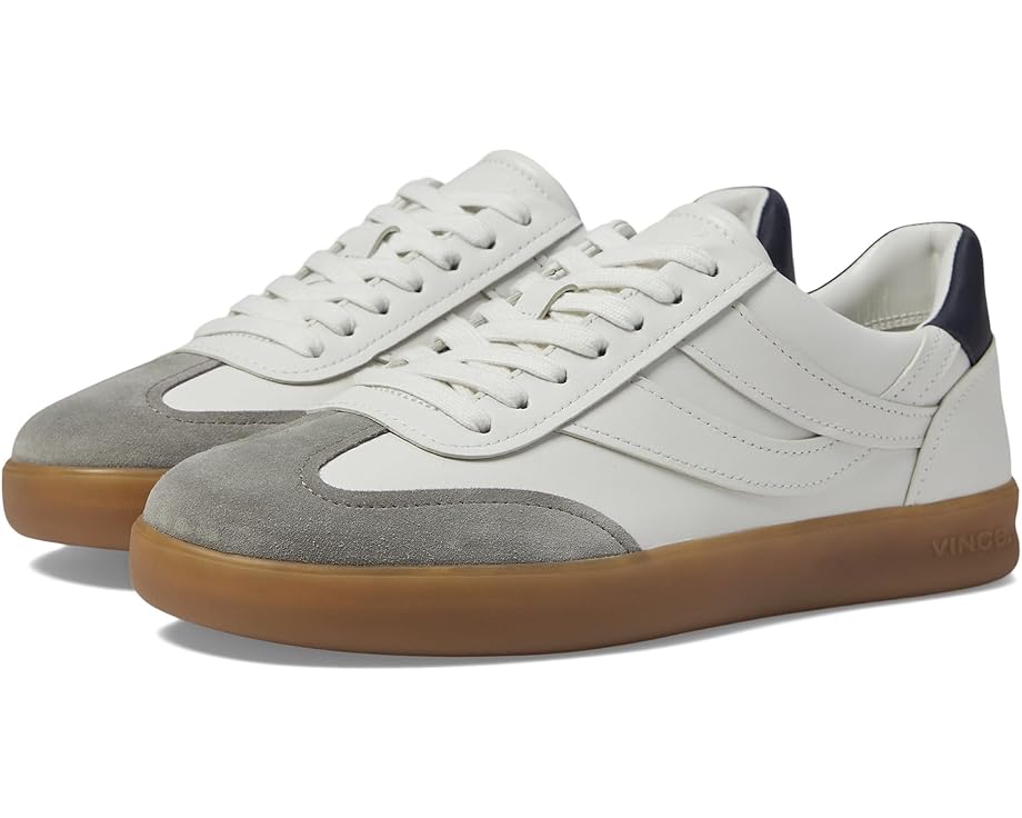 Кроссовки Vince Oasis-M Lace-Up Retro Sneakers, цвет Chalk White Leather