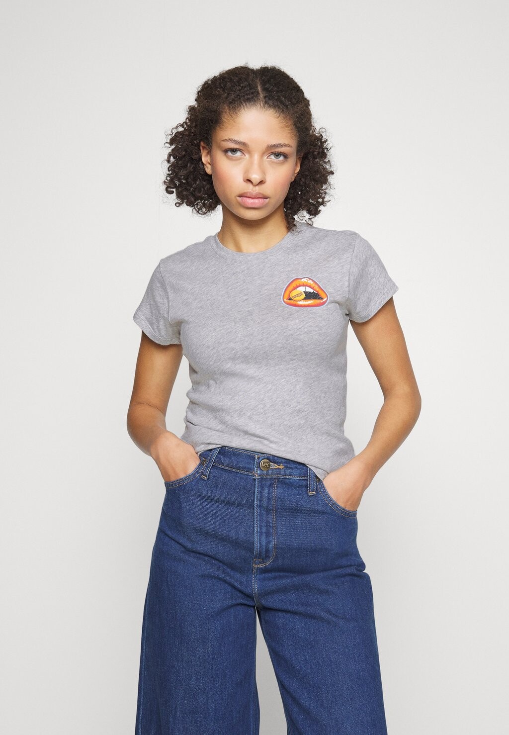 

Футболка с принтом Wrangler, светло-серый