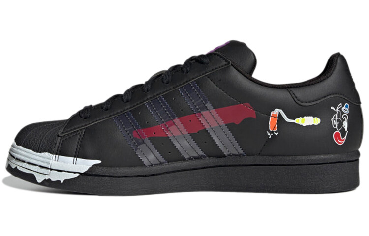 

Adidas Originals Superstar Черный/Синий/Фиолетовый