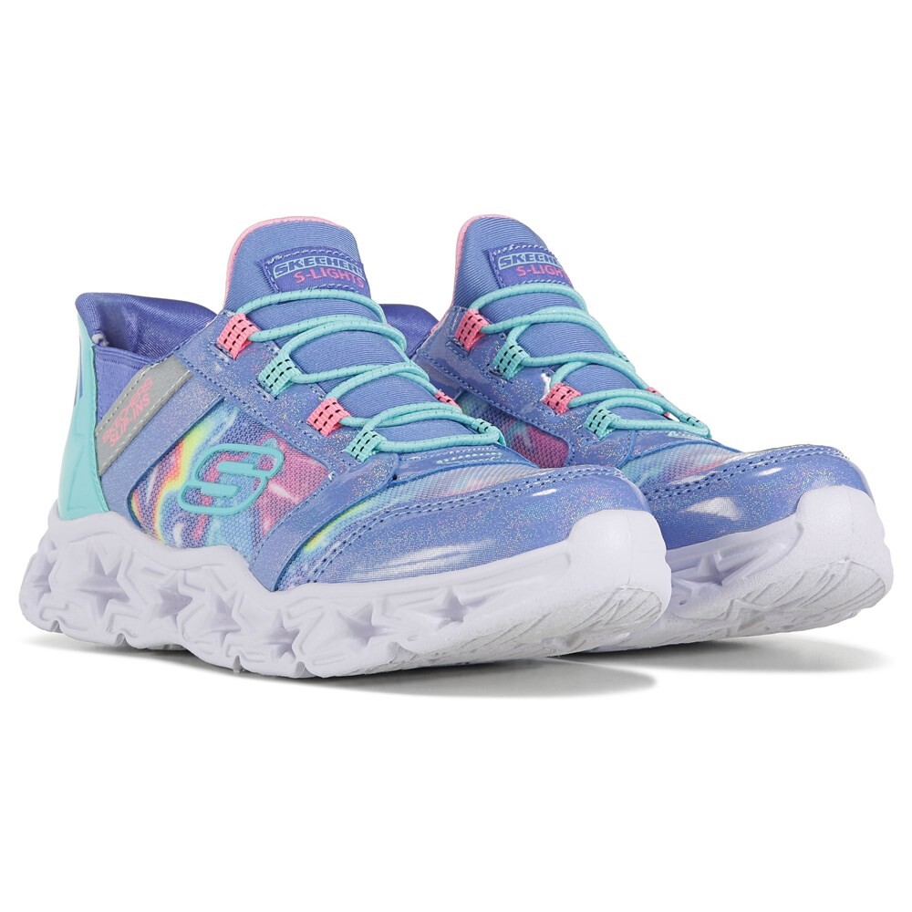 

Детские слипоны с подсветкой Galaxy Lights Little/Big Kid Skechers, мультиколор