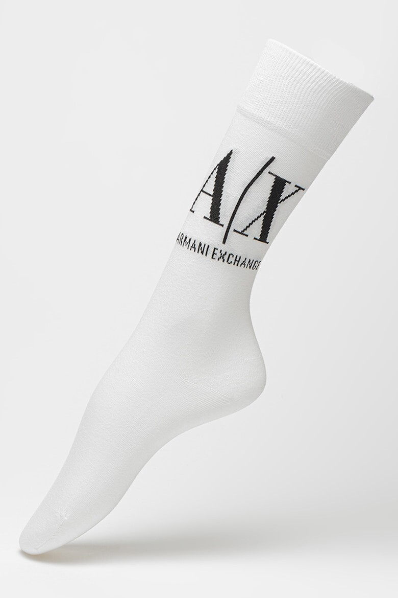 

Длинные носки с логотипом - 1 пара Armani Exchange, черный