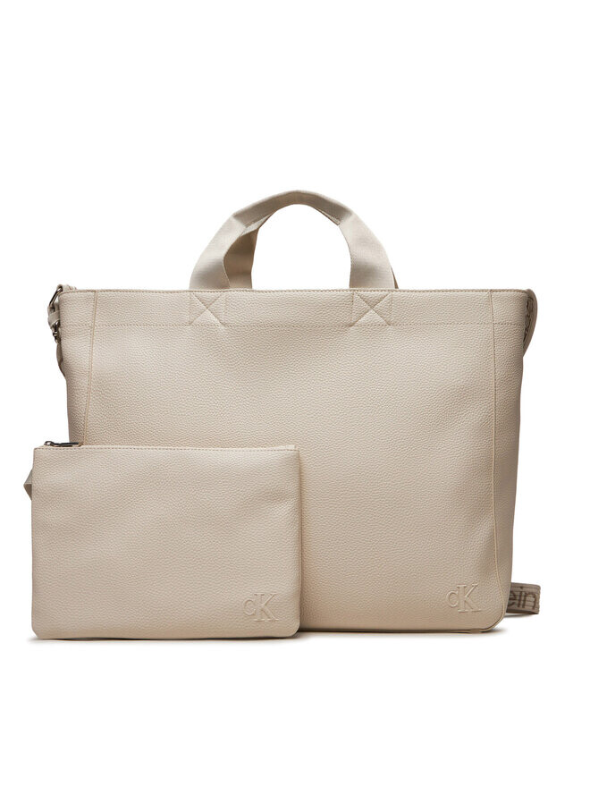 

Сумка шоппер Ultralight Slim Tote34 Pu Calvin Klein, бежевый