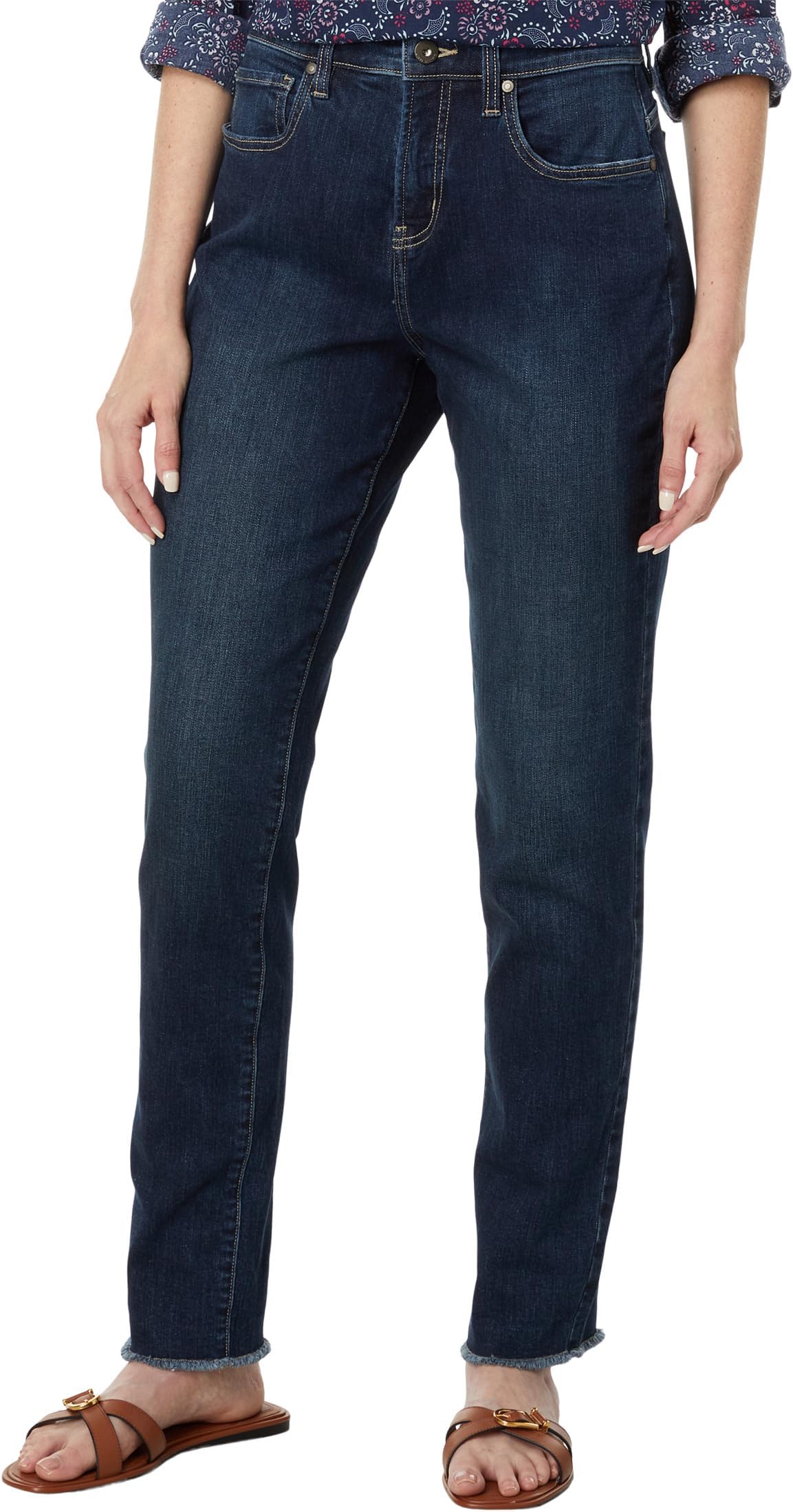 Джинсы Carson High-Rise Jeans Carve Designs, цвет Dark Rinse цена и фото