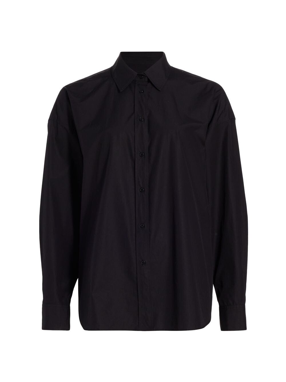 

Рубашка Mael Oversized с пуговицами спереди Nili Lotan, черный