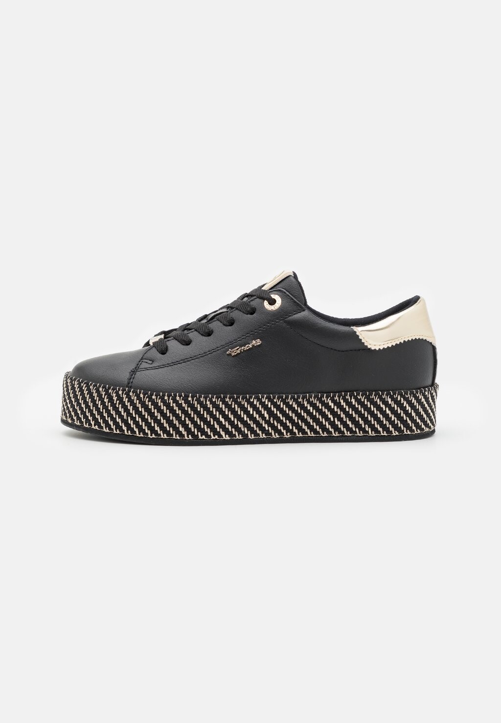 

Низкие кеды Tamaris, цвет black/gold