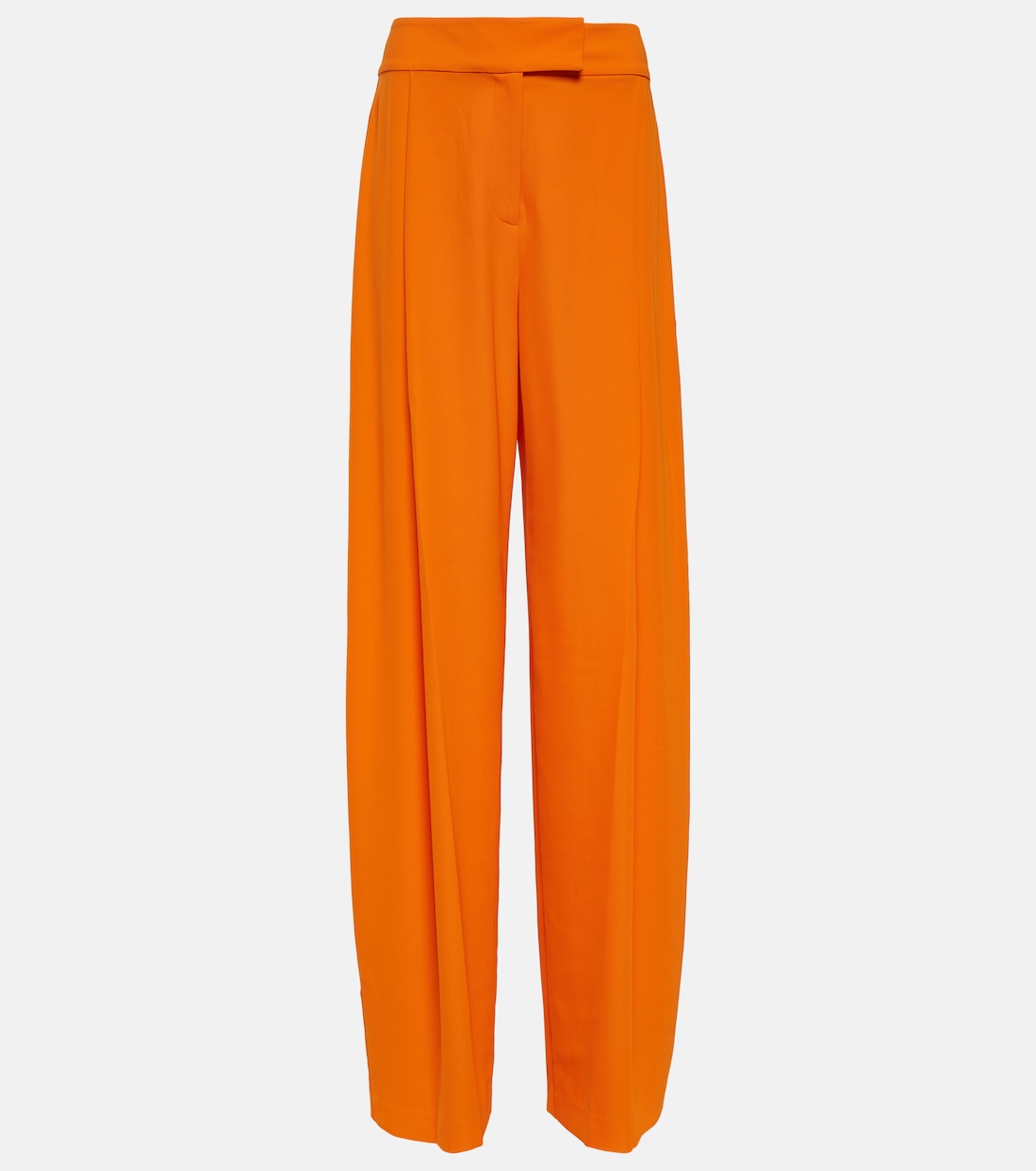 Широкие брюки со складками THE SEI, оранжевый