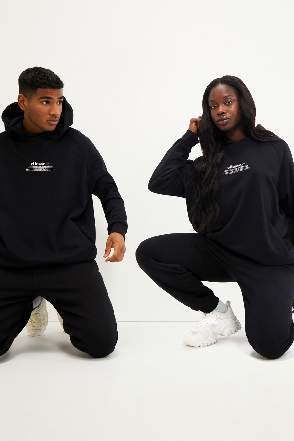 

Толстовка - Черный - Классический крой Ellesse, черный