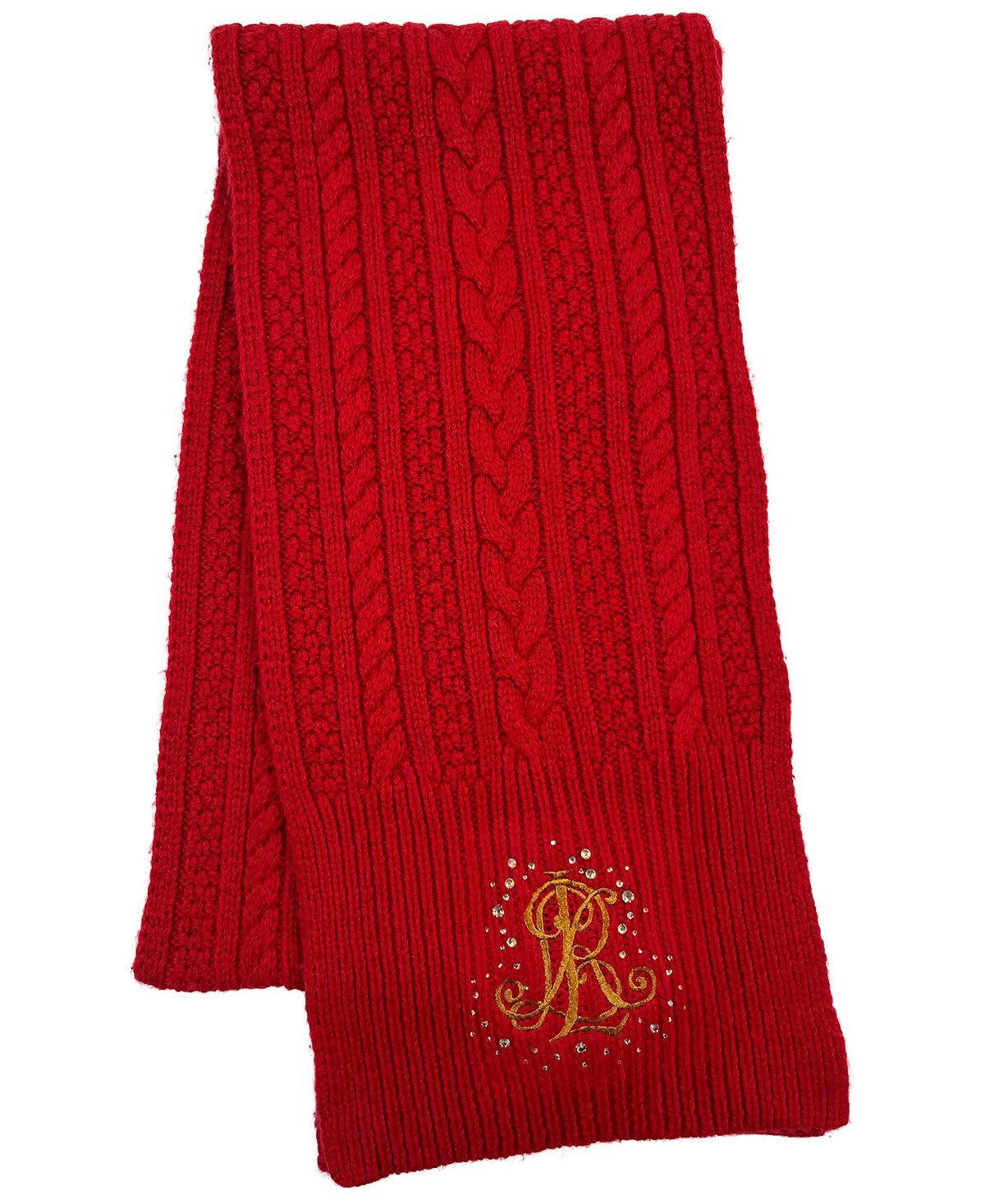 

Шарф с каменным логотипом Lauren Ralph Lauren