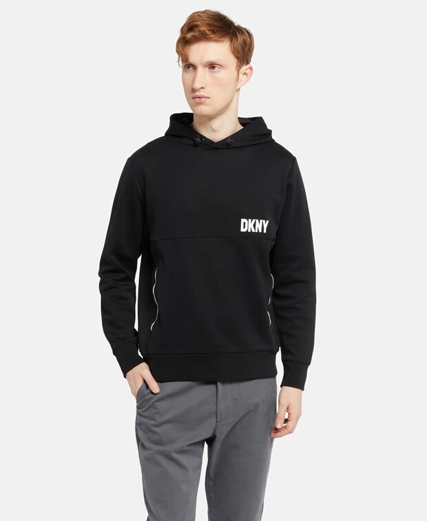 

Толстовка с капюшоном DKNY, черный