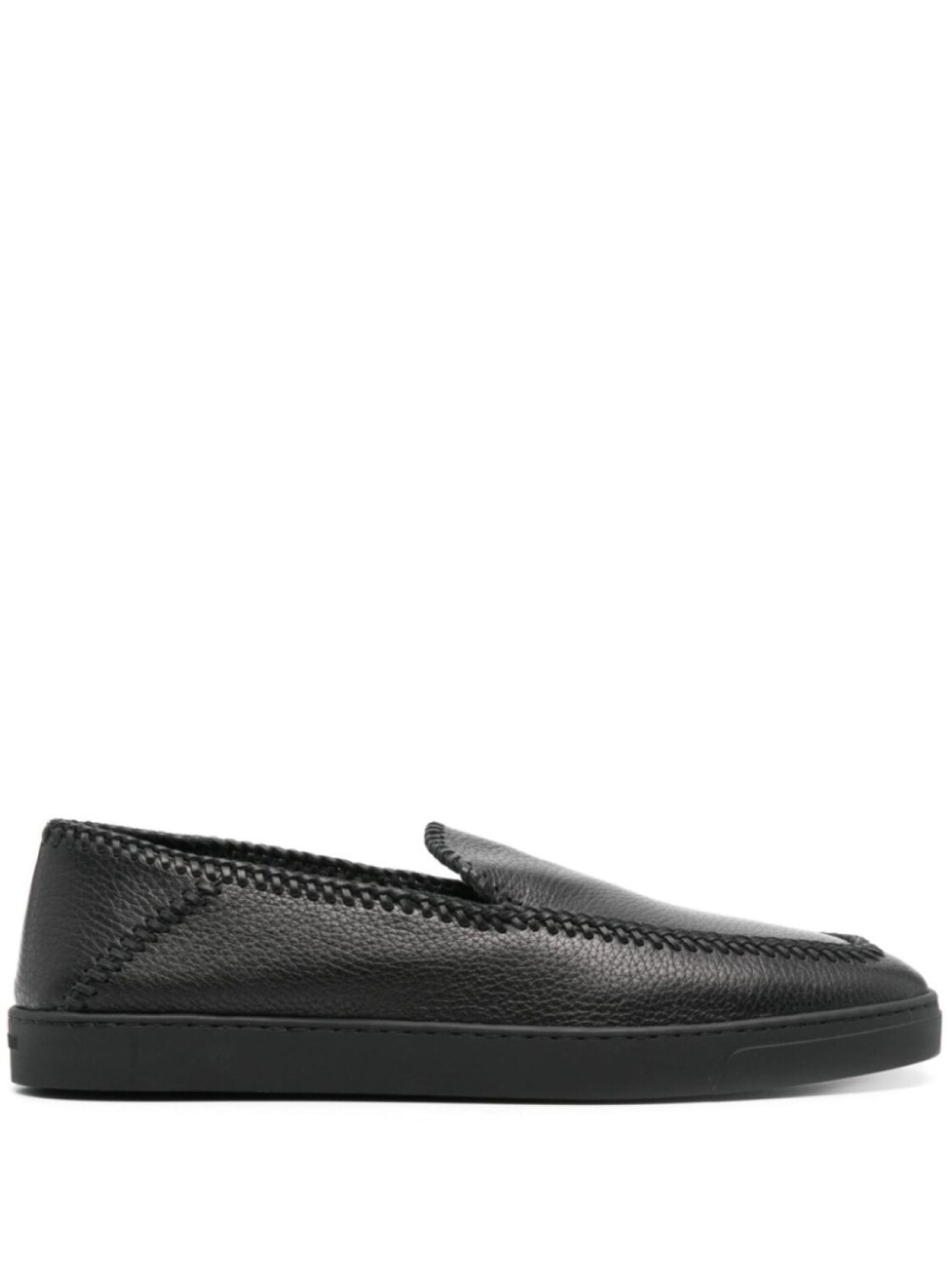 

Giorgio Armani кожаные мокасины, черный