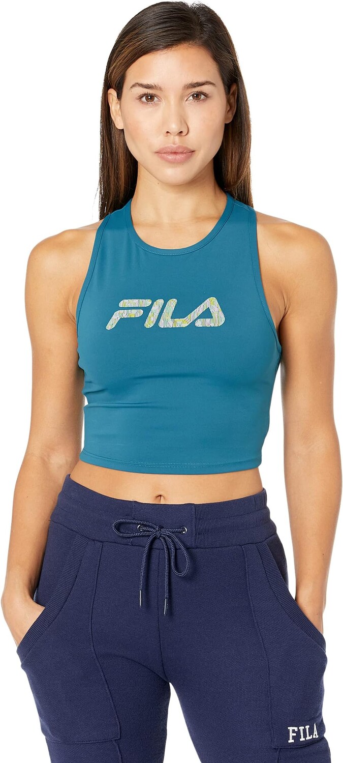

Топ Fila Speed Up Crop Tank, цвет Blue Coral