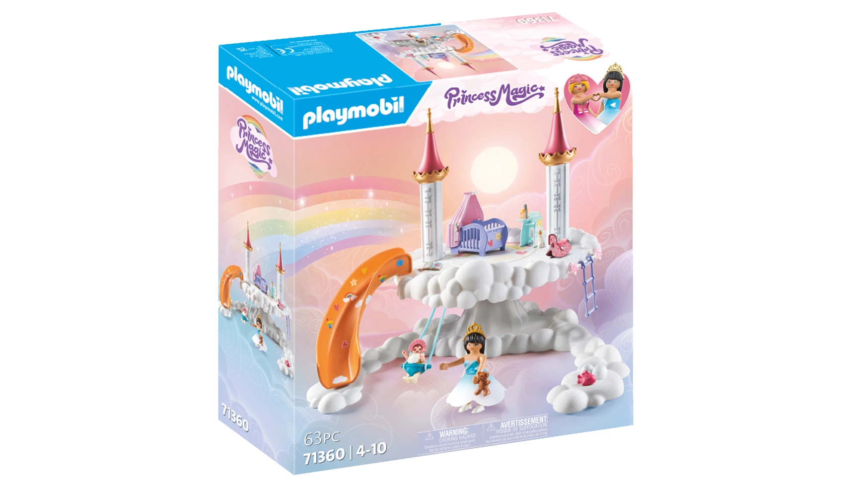 Волшебная принцесса небесное детское облачко Playmobil волшебная принцесса небесный радужный замок playmobil