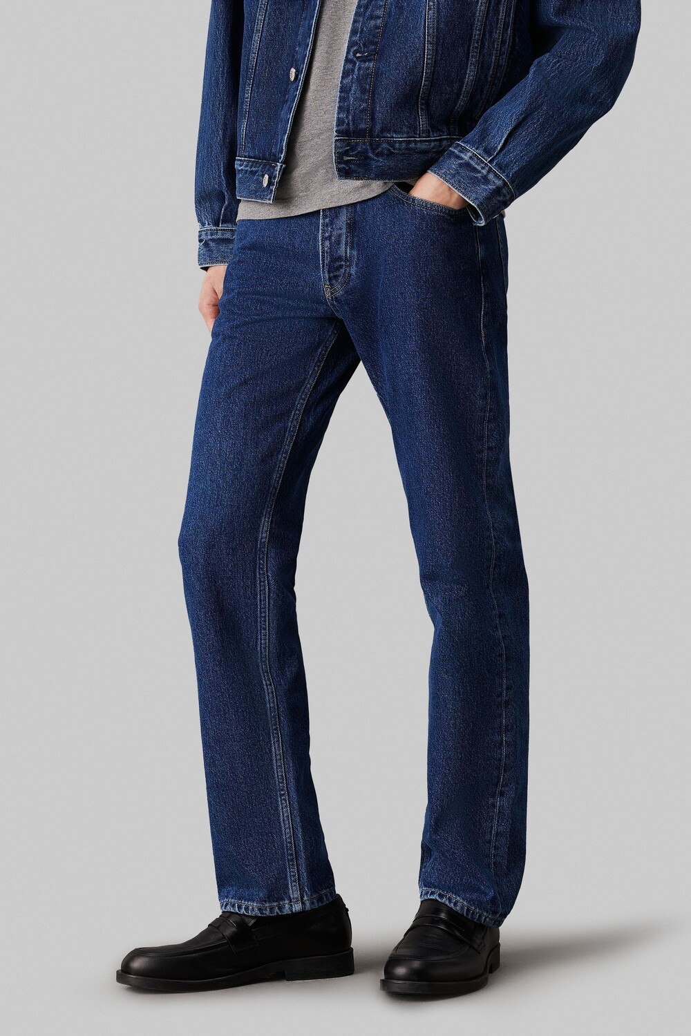 

Прямые джинсы Calvin Klein, синий