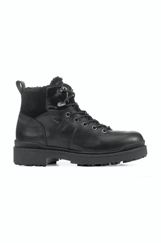 Кожаные байкерские ботинки Nevegal B Abx Geox, черный