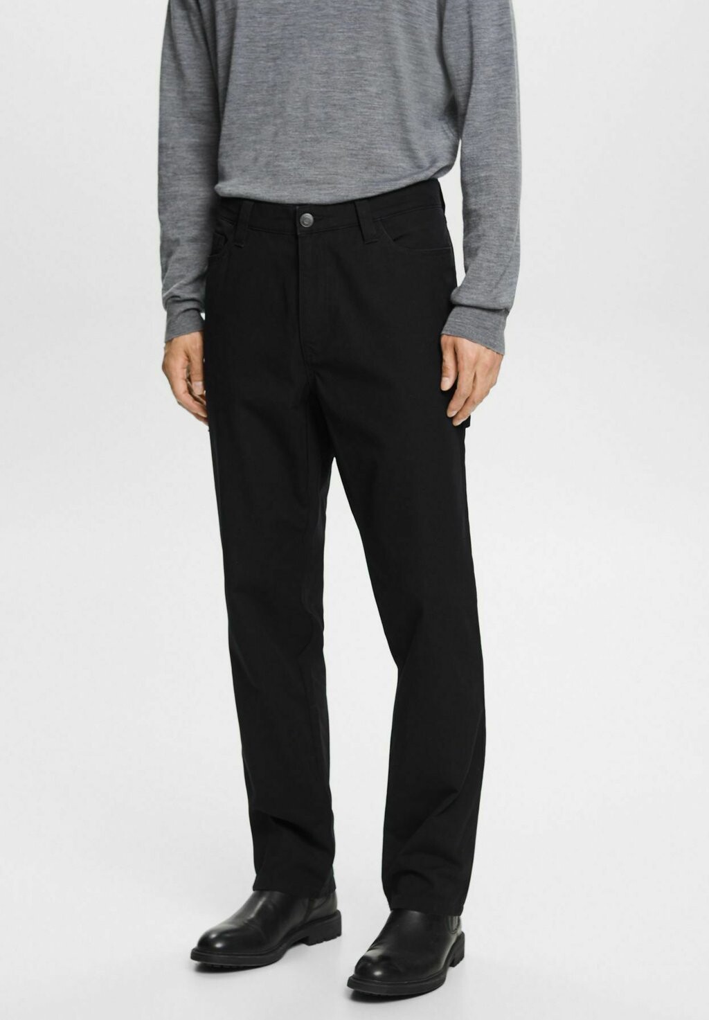 

Брюки GERADE CARPENTER MIT MITTLERER BUNDHÖHE edc by Esprit, цвет black