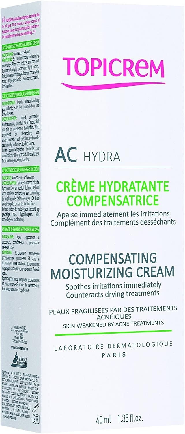 

Topicrem AC Compensating Moisturizing 40 мл Уход за прыщами и акне