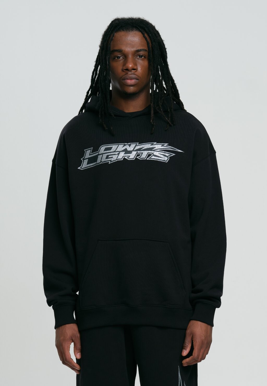 

Толстовка LIGHTNING HOODIE LOW LIGHTS STUDIOS, цвет black